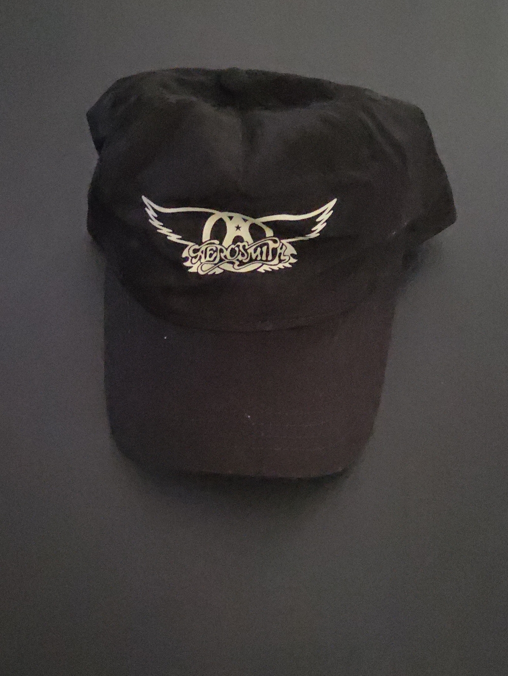 Aerosmith Black Logo Baseball Cap - Men's Accessory